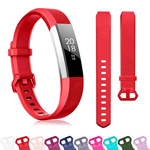 ZEROFIRE Compatible with Fitbit Alta and Alta HR Band, Soft Replacement Classic Accessories Sport Bands Compatible for Fitbit Alta HR/Fitbit Ace, Small Large