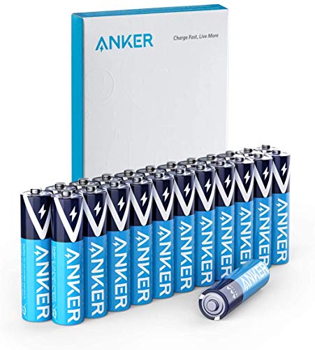 Anker Alkaline AAA Batteries (24-Pack), Long-Lasting & Leak-Proof with PowerLock Technology, High Capacity Triple A Batteries with Adaptive Power and Superior Safety (Non-Rechargeable)