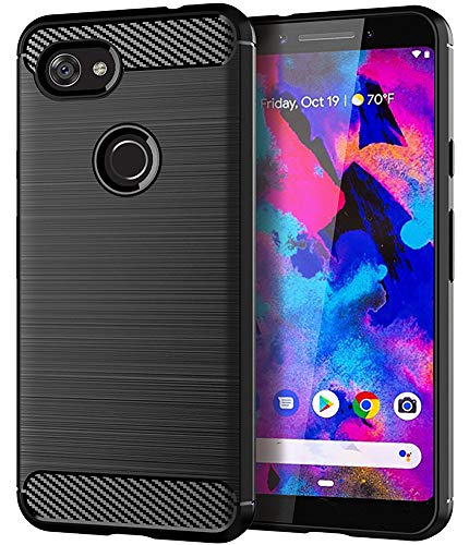 Pixel 3A Case, Google Pixel 3A Case, Asmart Shock Absorption Google Pixel 3A Phone Case Slim TPU Bumper Cover Soft Flexible Skin Light Weight Protective Case for Google Pixel 3A, Black