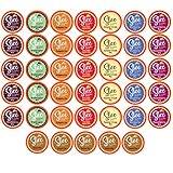 Slice Coffee Flavored Coffee, Variety Pack for Keurig K Cup Brewers, 40 Count, Pie Flavors (Blackberry, Grasshopper, Pecan, Coconut Cream, Razzleberry)