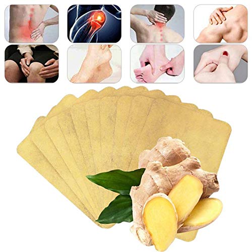 Book Cover 50Pcs Herbal Ginger Patch, Promote Blood Circulation, Relieve Pain and Improve Sleep, Joint Pain