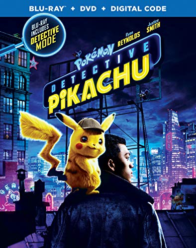 Book Cover Pokemon Detective Pikachu  (Blu-ray + DVD + Digital Combo Pack) (BD)
