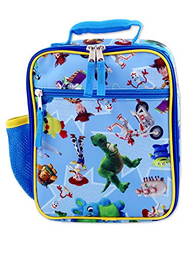 Book Cover Toy Story 4 Boy's Girl's Soft Insulated School Lunch Box (One Size, Blue)
