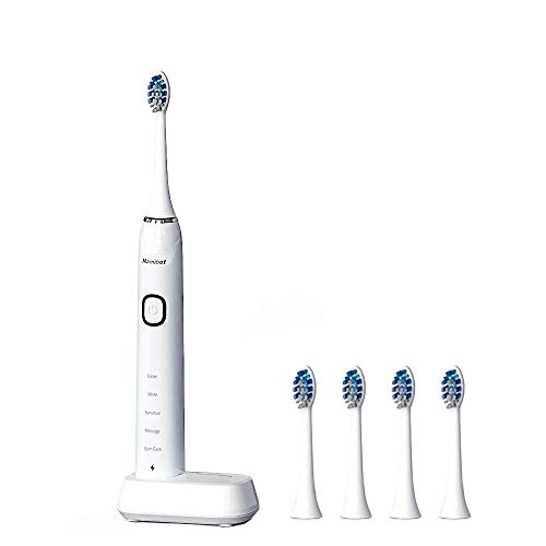Book Cover Sonic Electric Toothbrush Mamibot for Adults Tooth Care Rechargeable Toothbrush with 5 Modes and 4 Replacement Brush Heads Convenient Tool for Traveling