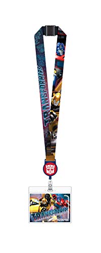 TRANSFORMERS RETRACTOR LANYARD WITH ZIP LOCK CARD HOLDER