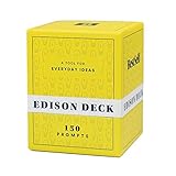 BestSelf Idea Generation Edison Deck Brainstorming, Thought Provoking and Writing Prompts Perfect for Unlocking Fresh, Disruptive and Creative Ideas — 150 Cards for Writing and Thinking