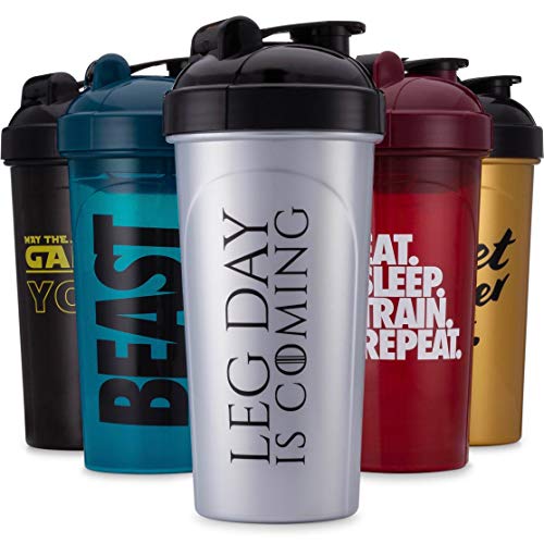 Book Cover Hydra Cup - 5 Pack, OG Shaker Bottles 24oz Max Value Pack Shaker Cups, Stand Out Colors & Logos (5 Pack, OG Shaker Pack) (OG Shakers, 5 Pack)