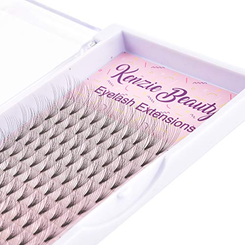 Kenzie Beauty Russian Volume Premade 10D Fans Eyelash Extensions Thickness 0.07 D Curl 15mm