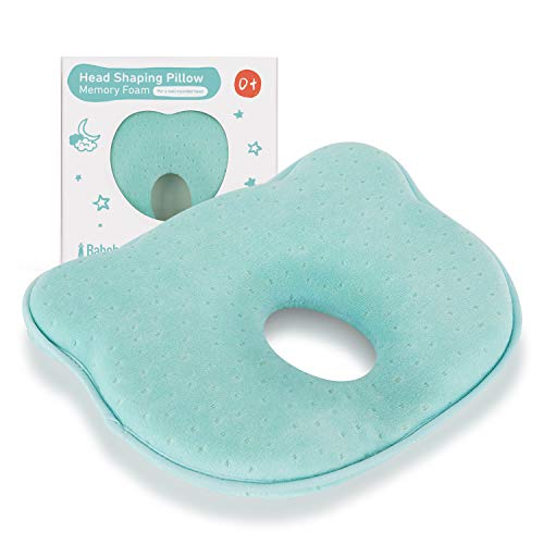 Book Cover Newborn Baby Head Shaping Pillow,Preventing Flat Head Syndrome(Plagiocephaly),Made of Memory Foam Head and Neck Support Baby 3D Pillow for 0-12 Months Infant