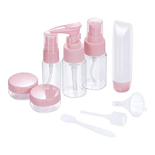 Book Cover CHUHUAYUAN Travel Bottles Set 6 Pack, TSA Approved Leak Proof Travel Size Bottle BPA Free Refillable Plastic Clear Empty Containers for Toiletries or Makeup Liquid