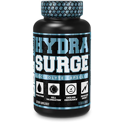HYDRASURGE Electrolyte Capsules - Keto Friendly Hydration Supplement for Rehydration & Recovery - with Key Minerals, Himalayan Sea Salt, Coconut Water & More - 120 Veggie Pills