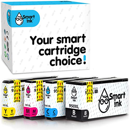 Smart Ink Compatible Ink Cartridge Replacement for HP 950 951 (4 Pack)