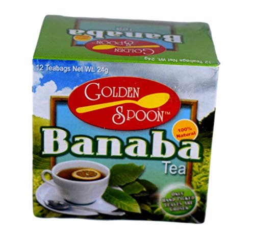 2 Packs Banaba Herbal Tea All Natural With 12 Tea Bags Each Pack (Total of 24)