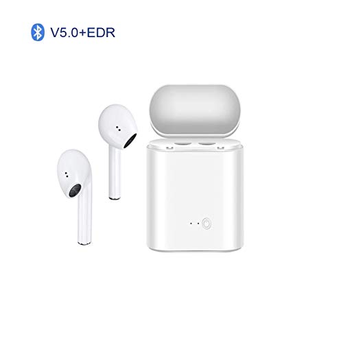 Aopiuuo Truly Wireless Earbuds Earphones in-Ear for Sport Bluetooth Earphones Stereo Sound Bluetooth5.0 Noise Cancelling Earphones