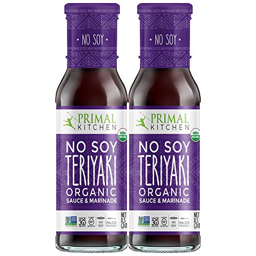Book Cover Primal Kitchen No Soy Teriyaki Two Pack Organic Marinade & Sauce - Whole 30 Approved (8.5 ounces)