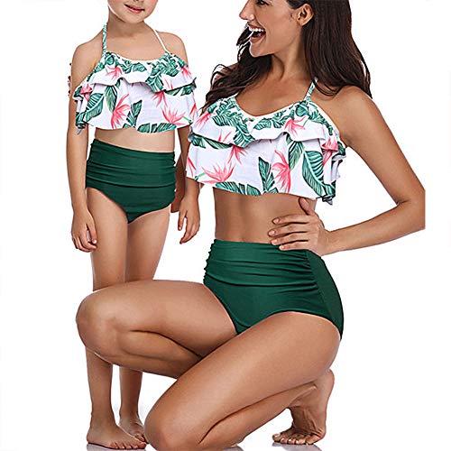 Haibinsh Two Piece Girl Swimsuit Mommy & Me Matching Swimwear Bathing Suits Bikini Set