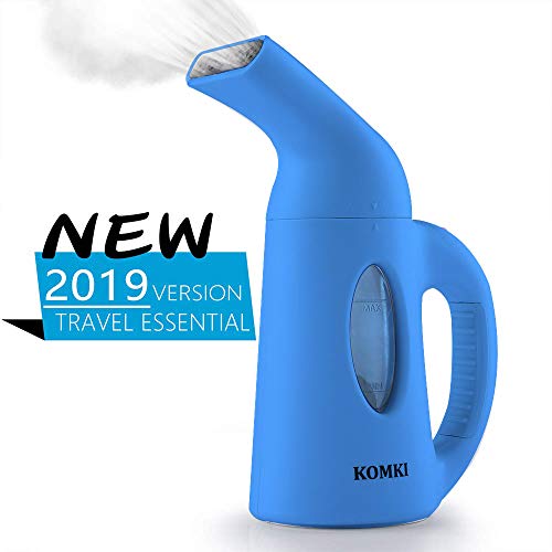 KOMKI Steamer for Clothes, Travel Garment Steamer Fast Heat-up Continuous Anti-Spilling Auto-Off 850W Portable Handheld Steamer for Home and Travel