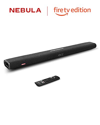 Book Cover Nebula Soundbar - Fire TV Edition, 4K HDR Support, 2.1 Channel, Built-In Subwoofers, Alexa Built-In