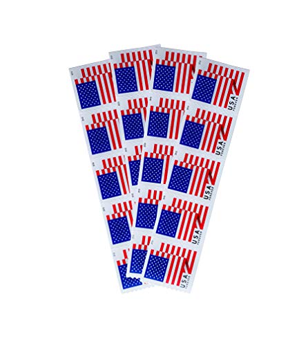 019 US Flag Strip of 20 USPS Forever First Class Postage Stamps