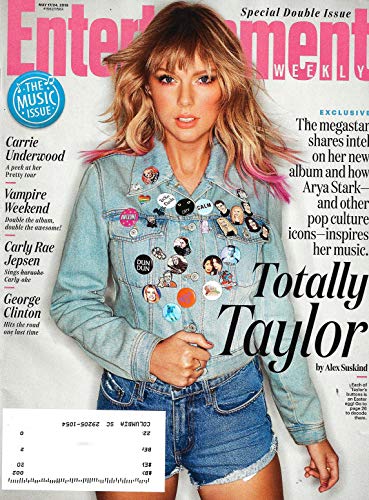 Entertainment WEEKLY Magazine May 17-24, 2019 TAYLOR SWIFT Cover, THE MUSIC ISSUE