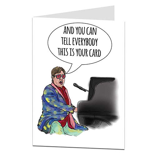 Funny Birthday Card For Men & Women Cool Quirky Unusual Design