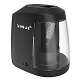 ZMOL Electric Pencil Sharpeners Battery Operated,Portable Small Battery Powered Pencil Sharpener for Kids,Suitable for No.2/Colored Pencils(6-8mm), School/Classroom/Office/Home (black1)