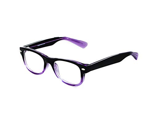 EYEPAL Blue Light Filter Computer Glasses for Blocking UV Headache (EP2501) With Cloth Black Size: 47/18