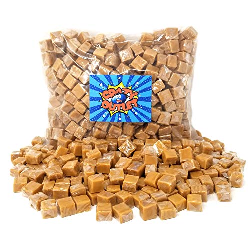 CrazyOutlet Pack - Kraft America's Classic Caramels Candy, Fresh and Chew Bite Size Caramel Cubes, Individually Wrapped Bulk Pack, 2 Lbs