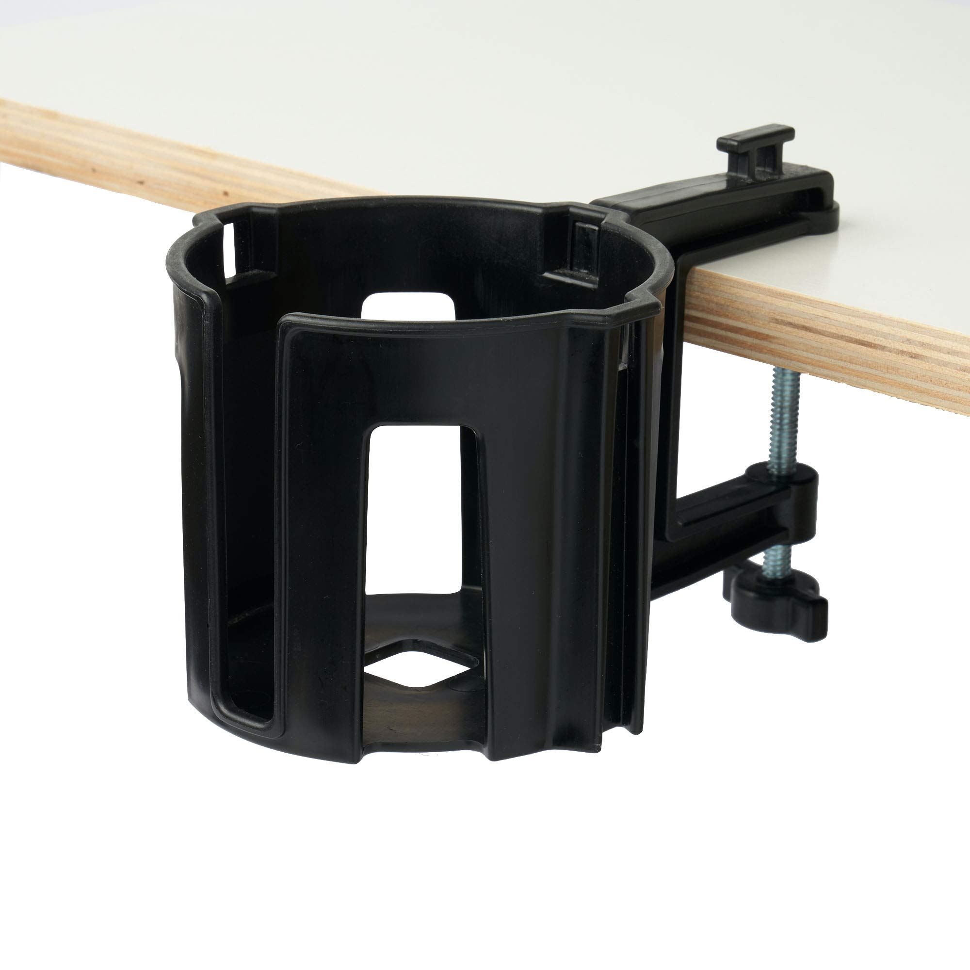 Cup-Holster - The Best Anti-Spill Cup Holder for Your Desk or Table (Black, 1) Black 1