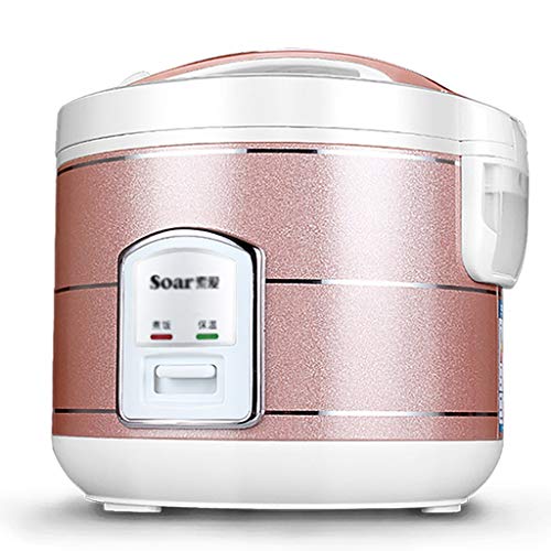 Rice Cooker (3 liters / 900W / 220V) Insulation Function Quality Inner Pot Spoon Steamer And Measuring Cup Mini Dormitory Small Appliances Can Accommodate Up To 8 People (Color : A, Size : 5L)