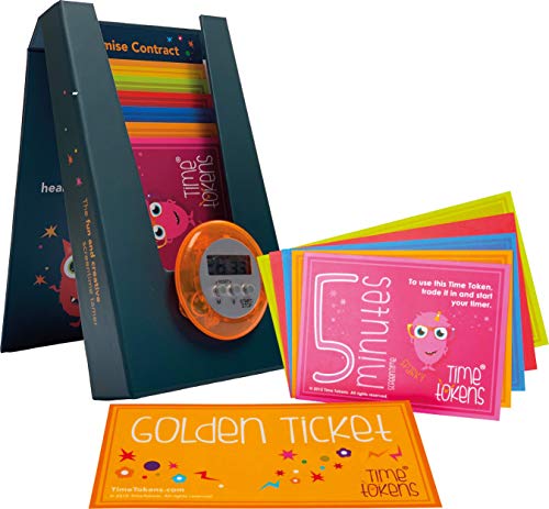 Time Tokens. Award Winning Fun and Simple Educational System to Limit Your Child's Screen Time (Magnetic Box, Teale)