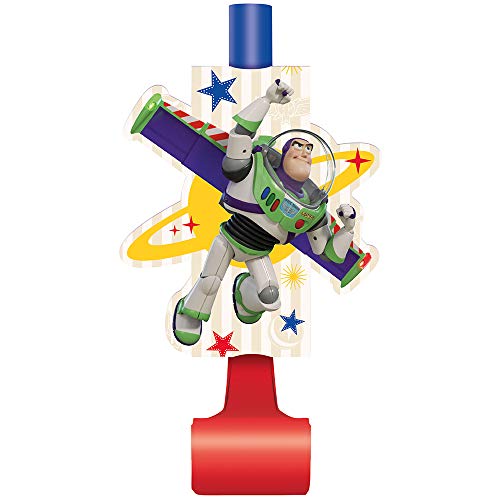 Book Cover Unique Disney Toy Story 4 Party Blowouts, 8 Ct, multi-colored, one size
