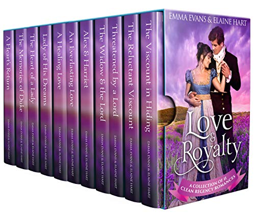 Book Cover Love & Royalty: A Collection of 11 Clean Regency Romances