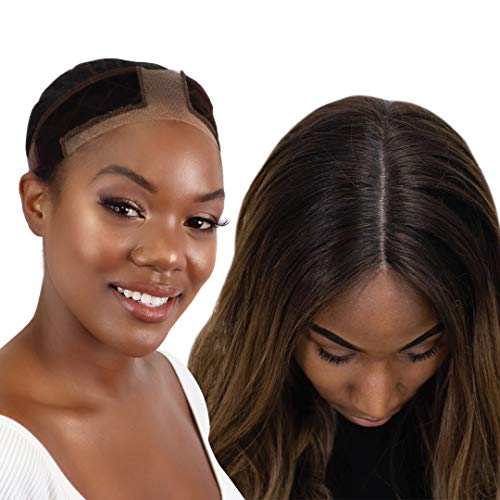 Milano Collection Lace WiGrip Velvet Comfort Wig Grip Band for Lace Wigs and Frontals with Reinforced Swiss Lace by HAIRLINE and PART (PATENTED) (Chocolate Brown)