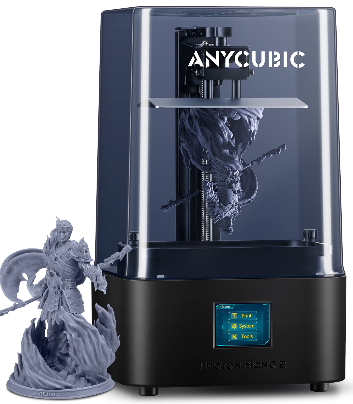 Book Cover ANYCUBIC Photon Mono 2, Resin 3D Printer with 6.6'' 4K + LCD Monochrome Screen, Upgraded LighTurbo Matrix with High-Precision Printing, Enlarge Print Volume 6.49'' x 5.62'' x 3.5''