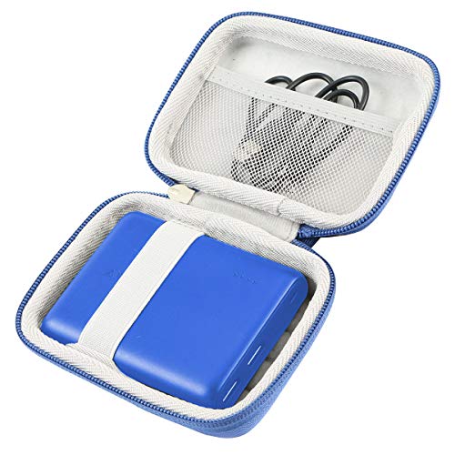 khanka Hard Travel Case Replacement for Anker PowerCore 13000 13000mAh 10400 Portable Charger 2-Port Ultra Battery Power Bank (Blue)