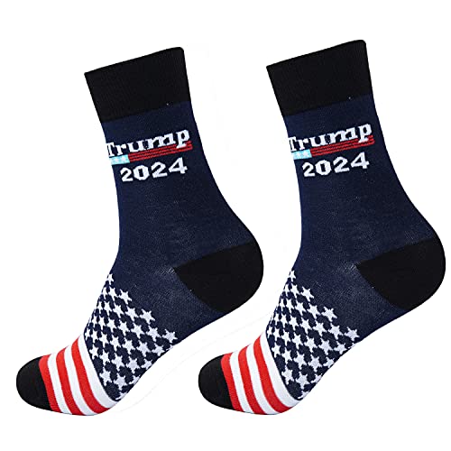 Trump 2024 socks Lets Go Brandon Socks Funny FJB Socks Trump Socks 2024 American Flag Socks Gag Gifts for Trump Fans