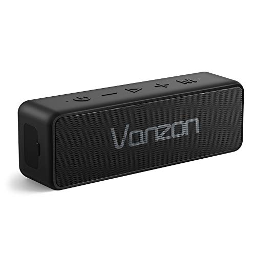 Book Cover Bluetooth Speakers - Vanzon X5 Pro Portable Wireless Speaker V5.0 with 20W Loud Stereo Sound, TWS, IPX7 Waterproof & 24H Playtime, Perfect for Travel, Home and Outdoors