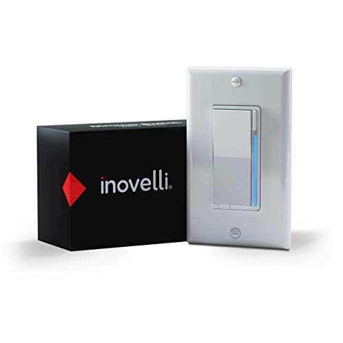 Inovelli Z-Wave Dimmer Switch (Black Series) | No Neutral ZWave Switch | Repeater, 3-Way Smart Switch Technology, Signal Indicator | Z-Wave Plus w/S2 SmartStart