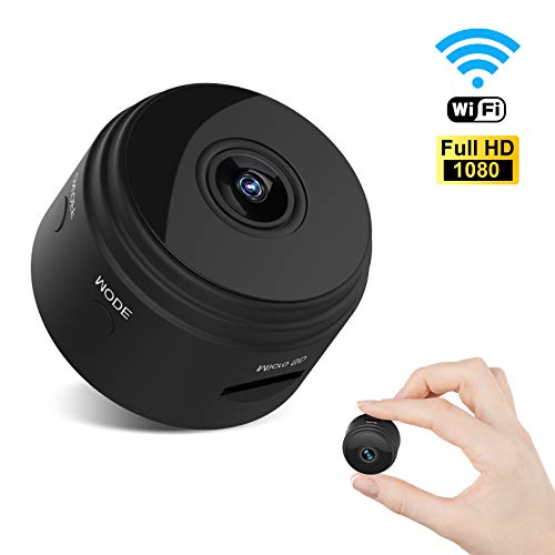UTOPB Mini Spy Hidden Camera, Latest Wireless WiFi HD 1080P Camera Cam with Night Vision and Motion Detective, Small Security Nanny Cameras Cams with APP for Home and Office