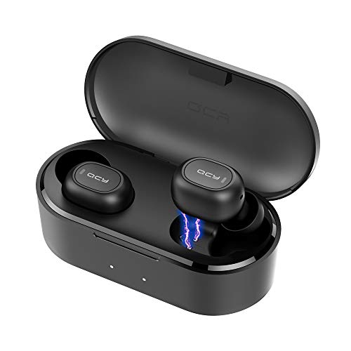 Tepoinn Wireless Earbuds, Bluetooth 5.0 True Wireless Earphones with Microphone,One-Step Pairing,35H Playing in-Ear Bluetooth Headphones Sports Headset, Black