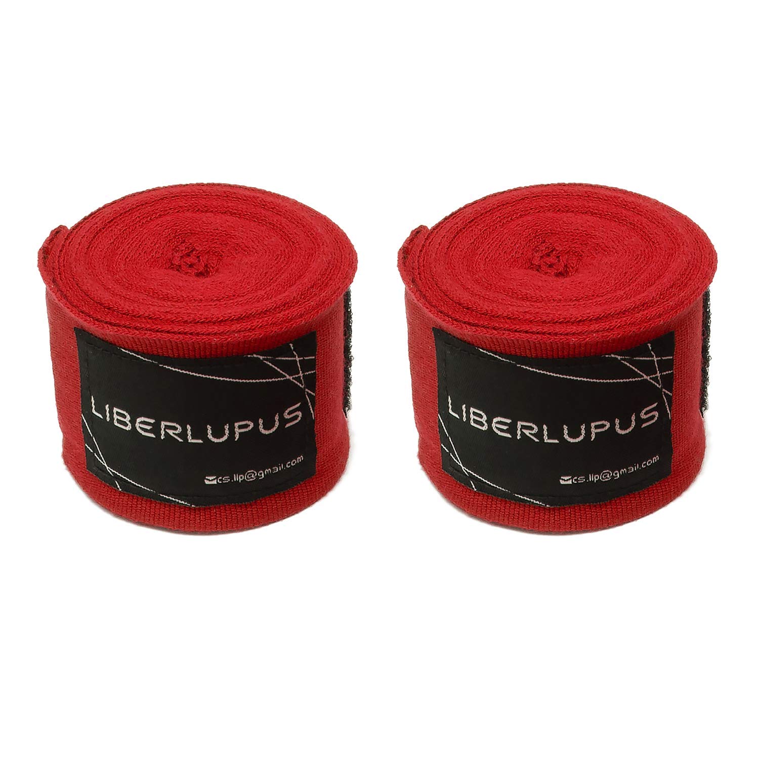 LIBERLUPUS Elastic Professional 120 Inch Hand Wraps for Men Women, Boxing Gloves Martial Arts Wraps with Hand & Wrist Support, Stretch Boxing Handwraps for Kickboxing Muay Thai MMA (Pair)