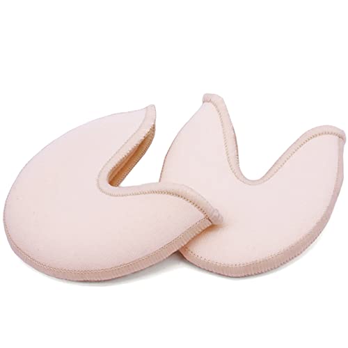 DANCEYOU Ballet Dance Toe Pads Soft Silicone Gel Toe Covers High Heels Toe Caps for Women Girl Pointe Shoes, 2 Styles
