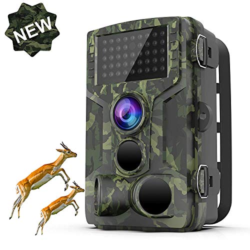 STARLIKE Trail Camera 1080P Waterproof Hunting Scouting Cam for Wildlife Monitoring with Motion Activated Night Vision up to 65ft/20m, 120Â°Detect Range, 36pcs 940 Infared LEDs, 0.3s Trigger Speed