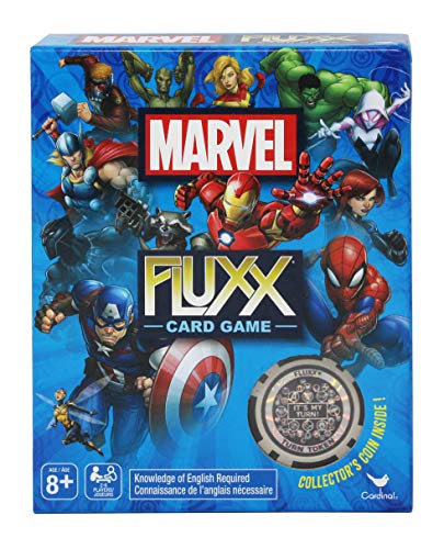 Marvel Fluxx â€“ Card Games Adults and Kids - 2-6 Players â€“ Card Games for Family â€“ 10-40 Mins of Gameplay â€“ Games for Family Game Night â€“ Card Games for Kids & Adults Ages 8+ - English