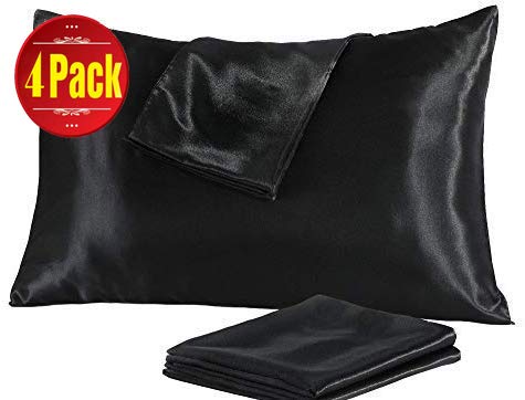 Book Cover Niagara Sleep Solution Black Satin Flap