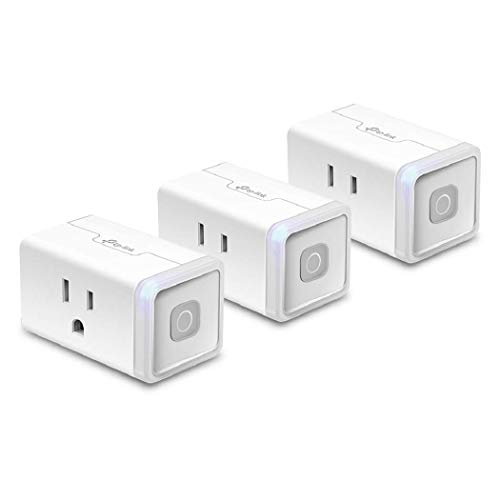 Book Cover Kasa Smart Plug HS103P3, Smart Home Wi-Fi Outlet Works with Alexa, Echo, Google Home & IFTTT, No Hub Required, Remote Control,15 Amp,UL Certified, 3-Pack , White