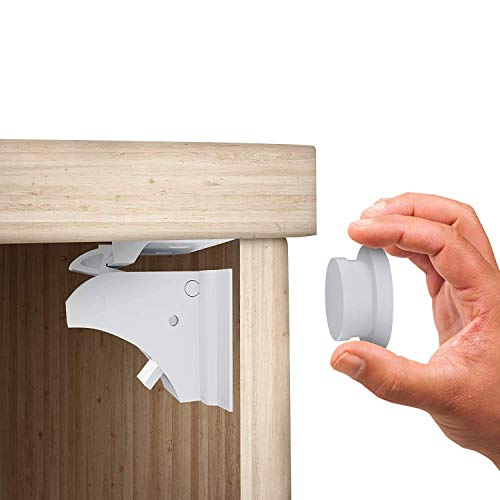 15 Magnetic Cabinet Locks with 3 Keys Baby Safety