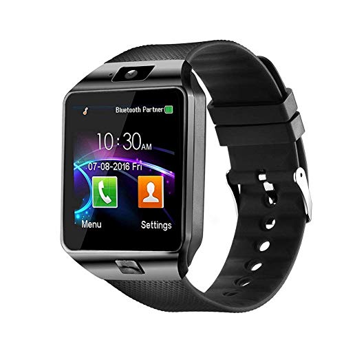 Faawn Digital Men's Smartwatch with Bluetooth 4G Supported Sim Card (Black)