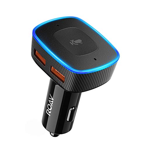 Roav Viva, Alexa-Enabled 2-Port USB Car Charger in-Car Navigation (Renewed)